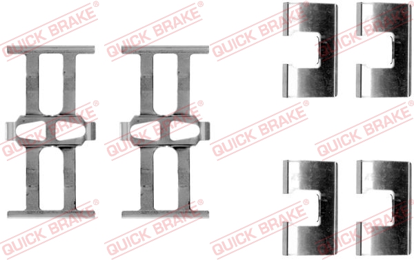 Accessory Kit, disc brake pad - 109-1118 QUICK BRAKE