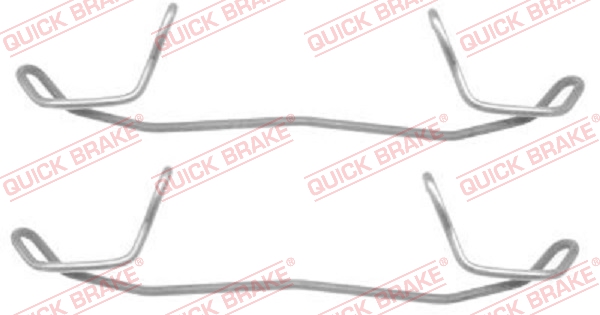 Комплектующие, колодки дискового тормоза - 109-1123 QUICK BRAKE