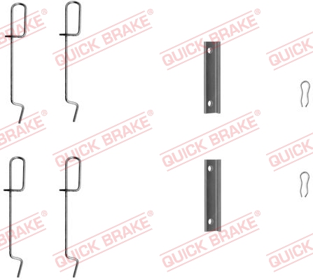 Accessory Kit, disc brake pad - 109-1125 QUICK BRAKE