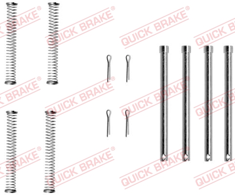 Accessory Kit, disc brake pad - 109-1128 QUICK BRAKE