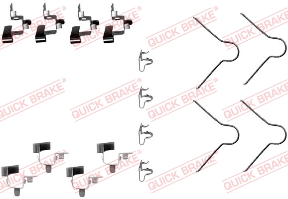 Accessory Kit, disc brake pad - 109-1130 QUICK BRAKE