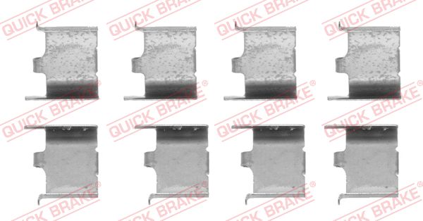 priedų komplektas, diskinių stabdžių trinkelės - 109-1132 QUICK BRAKE