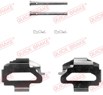 Accessory Kit, disc brake pad - 109-1141 QUICK BRAKE