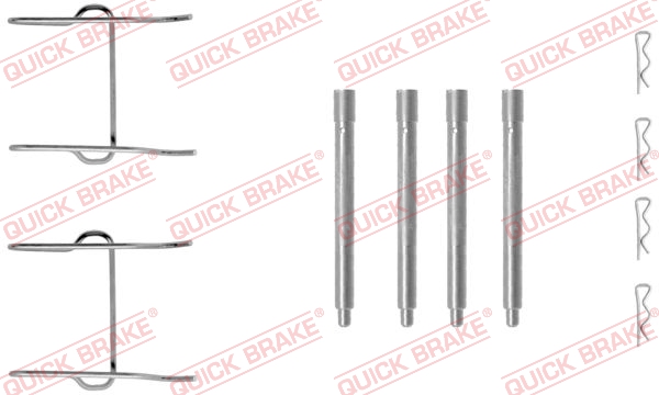 Accessory Kit, disc brake pad - 109-1149 QUICK BRAKE