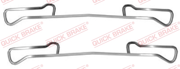 Комплектующие, колодки дискового тормоза - 109-1150 QUICK BRAKE