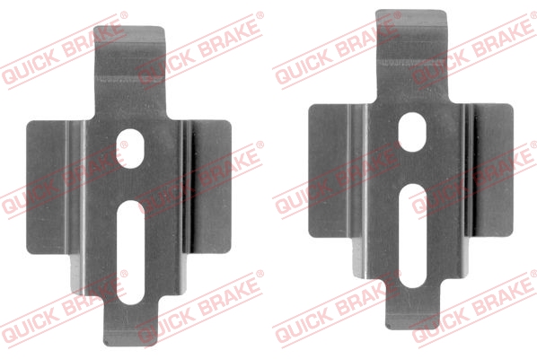 Kit accessori, Pastiglia freno - 109-1154 QUICK BRAKE