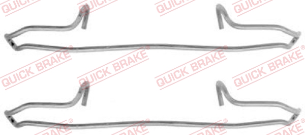 Zubehörsatz, Scheibenbremsbelag - 109-1159 QUICK BRAKE