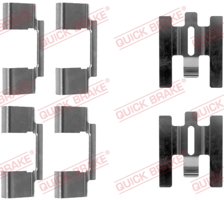 Accessory Kit, disc brake pad - 109-1160 QUICK BRAKE