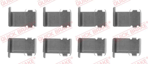 Kit accessori, Pastiglia freno - 109-1162 QUICK BRAKE