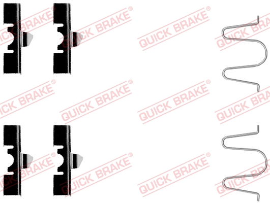 Accessory Kit, disc brake pad - 109-1170 QUICK BRAKE