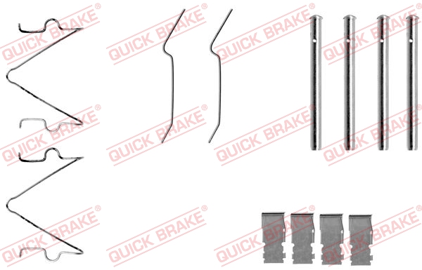 Accessory Kit, disc brake pad - 109-1173 QUICK BRAKE
