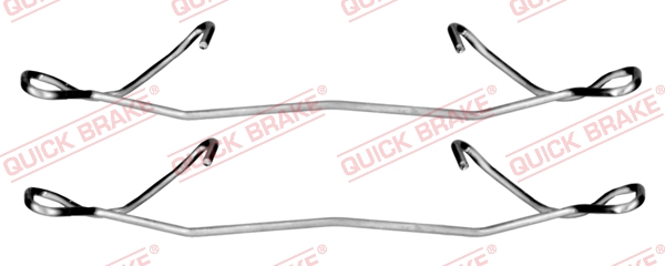 Zubehörsatz, Scheibenbremsbelag - 109-1180 QUICK BRAKE