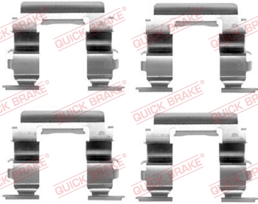Accessory Kit, disc brake pad - 109-1181 QUICK BRAKE
