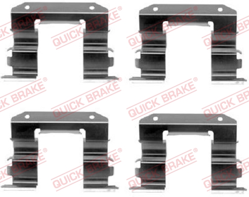 Accessory Kit, disc brake pad - 109-1182 QUICK BRAKE