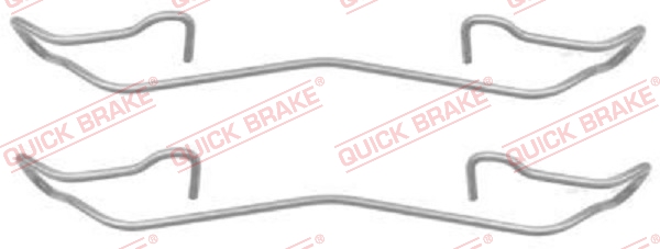 Accessory Kit, disc brake pad - 109-1187 QUICK BRAKE