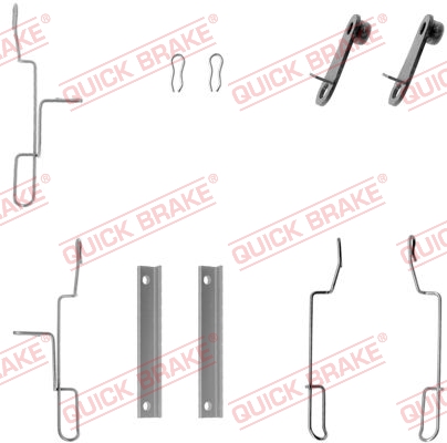 Accessory Kit, disc brake pad - 109-1188 QUICK BRAKE