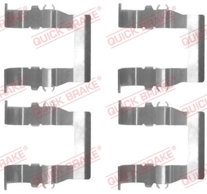 Комплектующие, колодки дискового тормоза - 109-1194 QUICK BRAKE