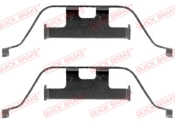 Accessory Kit, disc brake pad - 109-1201 QUICK BRAKE