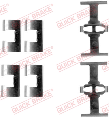 Accessory Kit, disc brake pad - 109-1203 QUICK BRAKE