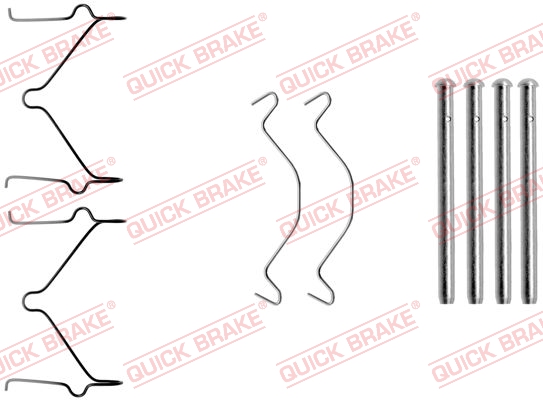 Accessory Kit, disc brake pad - 109-1209 QUICK BRAKE