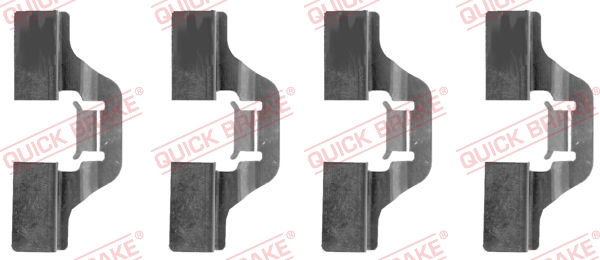 Kit accessori, Pastiglia freno - 109-1211 QUICK BRAKE