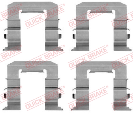 Accessory Kit, disc brake pad - 109-1212 QUICK BRAKE