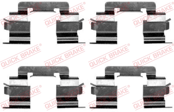 Accessory Kit, disc brake pad - 109-1216 QUICK BRAKE