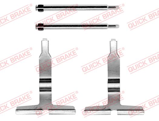 Accessory Kit, disc brake pad - 109-1217 QUICK BRAKE