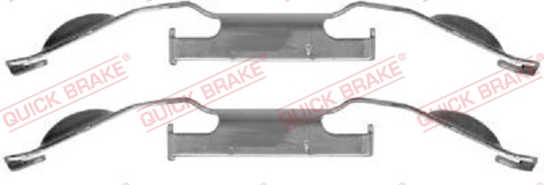 Zubehörsatz, Scheibenbremsbelag - 109-1221 QUICK BRAKE