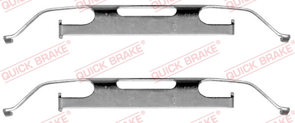 Kit accessori, Pastiglia freno - 109-1223 QUICK BRAKE