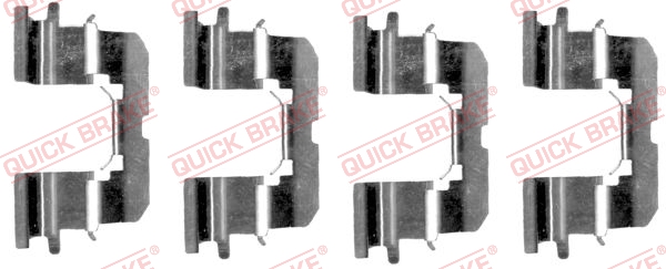 Accessory Kit, disc brake pad - 109-1227 QUICK BRAKE