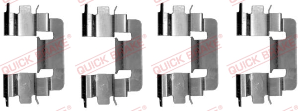 Accessory Kit, disc brake pad - 109-1229 QUICK BRAKE