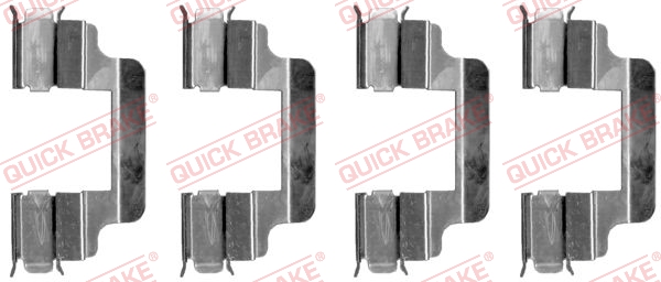 Accessory Kit, disc brake pad - 109-1230 QUICK BRAKE