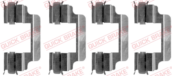 Accessory Kit, disc brake pad - 109-1231 QUICK BRAKE