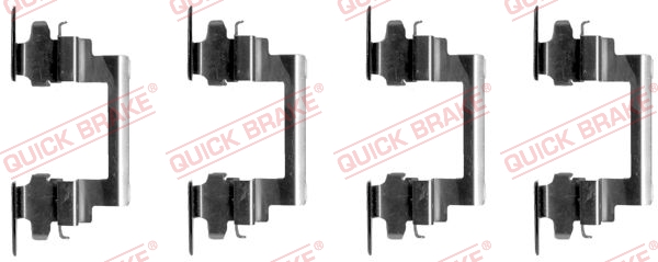 Accessory Kit, disc brake pad - 109-1236 QUICK BRAKE
