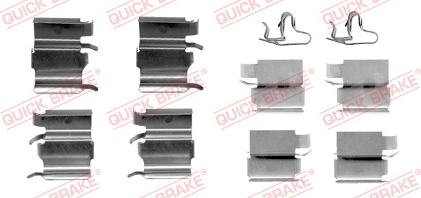 Accessory Kit, disc brake pad - 109-1240 QUICK BRAKE