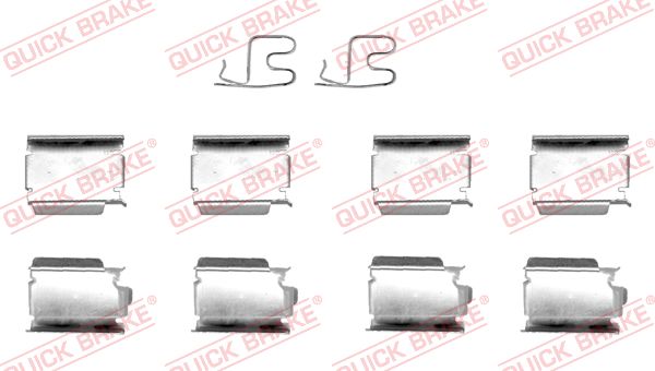 Accessory Kit, disc brake pad - 109-1246 QUICK BRAKE