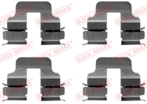 Accessory Kit, disc brake pad - 109-1247 QUICK BRAKE