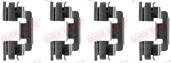Accessory Kit, disc brake pad - 109-1249 QUICK BRAKE