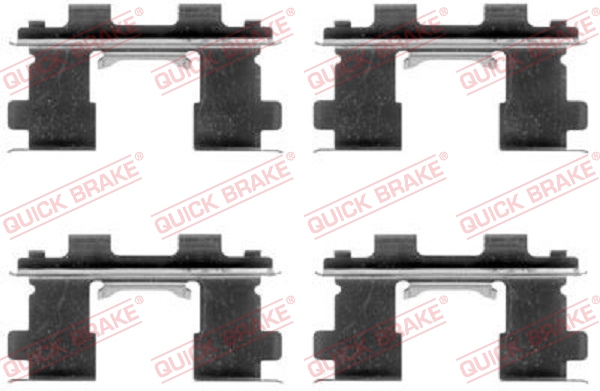 Accessory Kit, disc brake pad - 109-1253 QUICK BRAKE