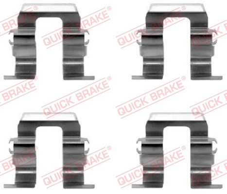 Accessory Kit, disc brake pad - 109-1259 QUICK BRAKE