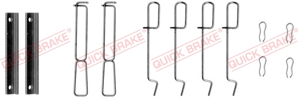 Accessory Kit, disc brake pad - 109-1265 QUICK BRAKE