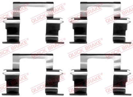 Accessory Kit, disc brake pad - 109-1274 QUICK BRAKE