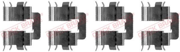 Accessory Kit, disc brake pad - 109-1277 QUICK BRAKE