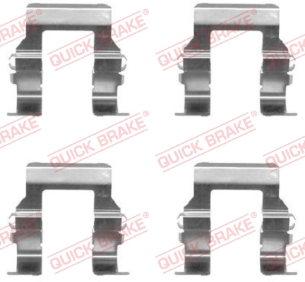 Accessory Kit, disc brake pad - 109-1279 QUICK BRAKE