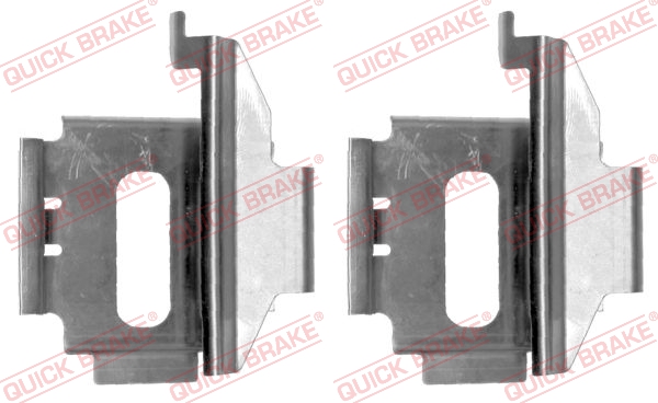 Accessory Kit, disc brake pad - 109-1282 QUICK BRAKE