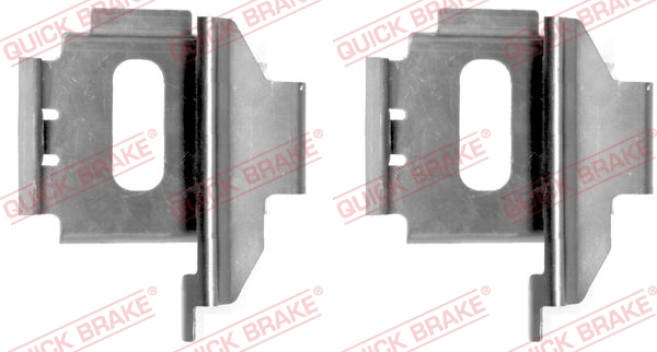 Accessory Kit, disc brake pad - 109-1283 QUICK BRAKE