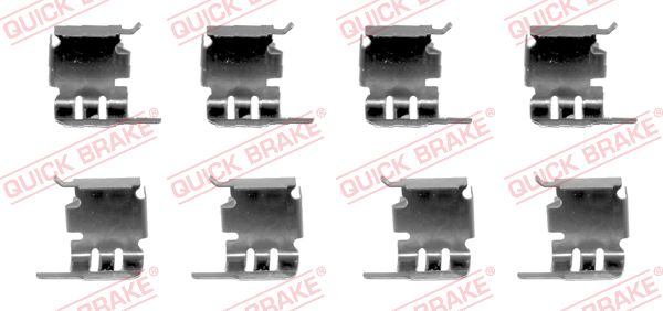 Комплектующие, колодки дискового тормоза - 109-1286 QUICK BRAKE
