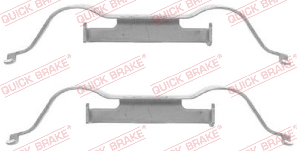 Accessory Kit, disc brake pad - 109-1288 QUICK BRAKE