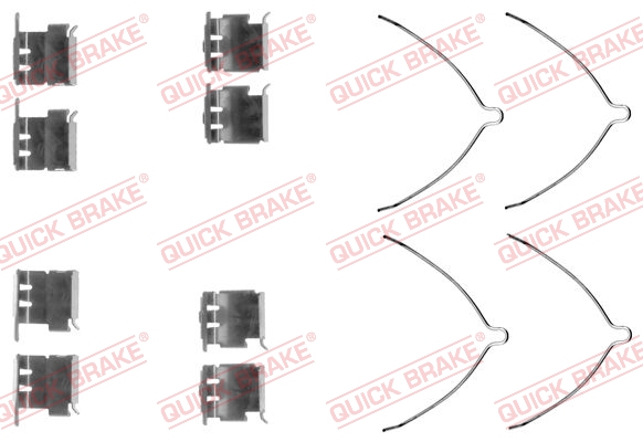 Accessory Kit, disc brake pad - 109-1289 QUICK BRAKE